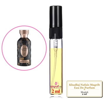 Mostra fiola din Parfumul Khadlaj Nafais Magrib Eau De Parfum, decant sticla cu pulverizator