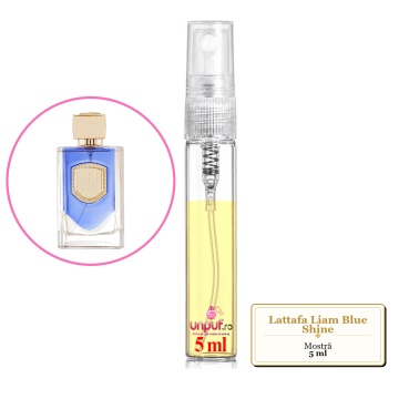 Mostra fiola din Parfumul Lattafa Liam Blue Shine, decant sticla cu pulverizator - Img 4
