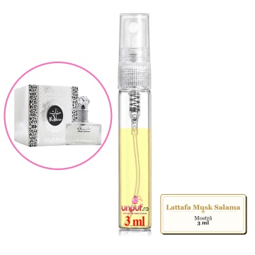 Mostra fiola din Parfumul Lattafa Musk Salama, decant sticla cu pulverizator - Img 3