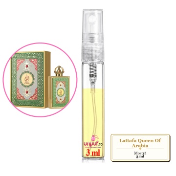 Mostra fiola din Parfumul Lattafa Queen Of Arabia, decant sticla cu pulverizator - Img 3