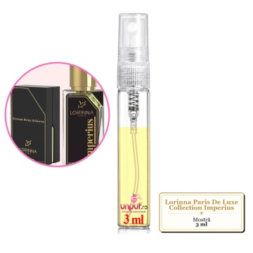 Mostra fiola din Parfumul Lorinna Paris De Luxe Collection Imperius, decant sticla cu pulverizator - Img 2