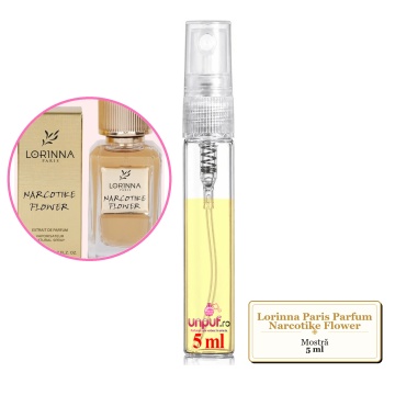 Mostra fiola din Parfumul Lorinna Paris Narcotike Flower, decant sticla cu pulverizator - Img 3