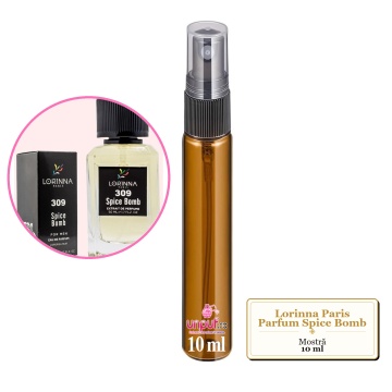 Mostra fiola din Parfumul Lorinna Paris Spice Bomb, decant sticla cu pulverizator - Img 4