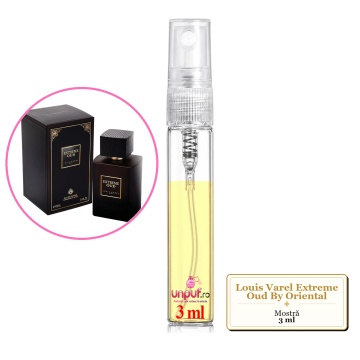 Mostra fiola din Parfumul Louis Varel Extreme Oud By Oriental, decant sticla cu pulverizator - Img 3