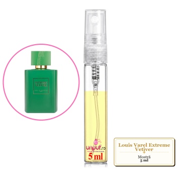 Mostra fiola din Parfumul Louis Varel Extreme Vetiver, decant sticla cu pulverizator - Img 4