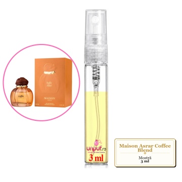 Mostra fiola din Parfumul Maison Asrar Coffee Blend, decant sticla cu pulverizator - Img 3