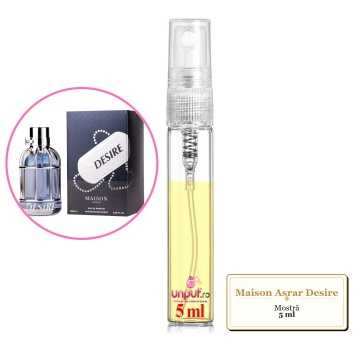 Mostra fiola din Parfumul Maison Asrar Desire, decant sticla cu pulverizator - Img 4