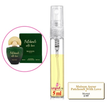 Mostra fiola din Parfumul Maison Asrar Patchouli With Love, decant sticla cu pulverizator - Img 4