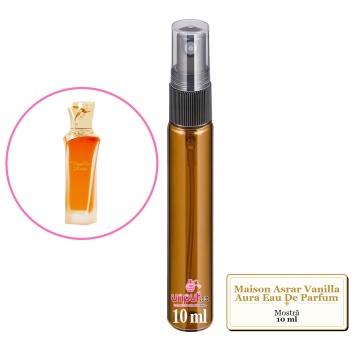 Mostra fiola din Parfumul Maison Asrar Vanilla Aura Eau De Parfum, decant sticla cu pulverizator - Img 4