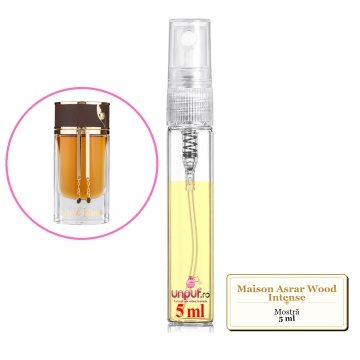 Mostra fiola din Parfumul Maison Asrar Wood Intense, decant sticla cu pulverizator - Img 4