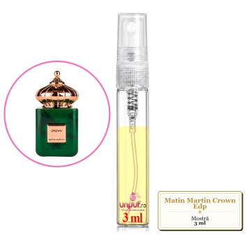 Mostra fiola din Parfumul Matin Martin Crown Edp, decant sticla cu pulverizator - Img 3