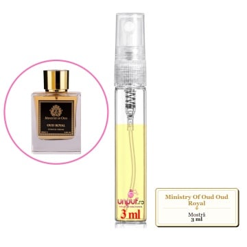 Mostra fiola din Parfumul Ministry Of Oud Oud Royal, decant sticla cu pulverizator - Img 3