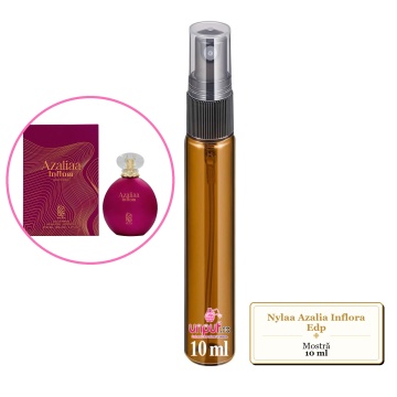 Mostra fiola din Parfumul Nylaa Azalia Inflora Edp, decant sticla cu pulverizator