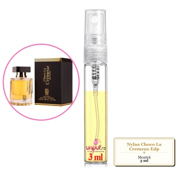 Mostra fiola din Parfumul Nylaa Choco La Cremeux Edp, decant sticla cu pulverizator - Img 2