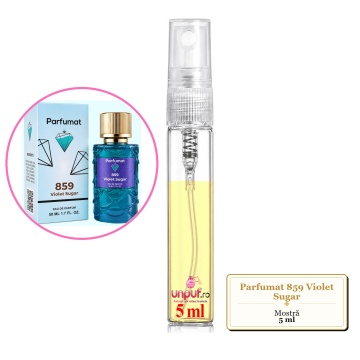 Mostra fiola din Parfumul Parfumat 859 Violet Sugar, decant sticla cu pulverizator - Img 3