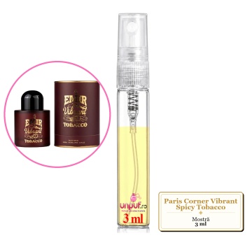 Mostra fiola din Parfumul Paris Corner Vibrant Spicy Tobacco, decant sticla cu pulverizator - Img 2