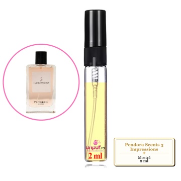 Mostra fiola din Parfumul Pendora Scents 3 Impressions, decant sticla cu pulverizator - Img 2