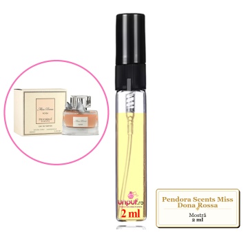 Mostra fiola din Parfumul Pendora Scents Miss Dona Rossa, decant sticla cu pulverizator - Img 2
