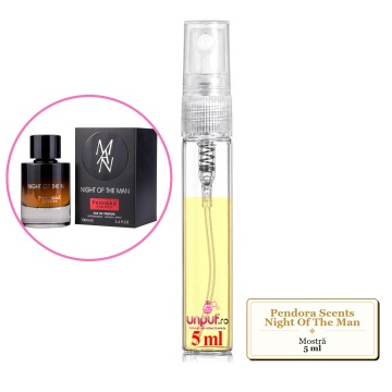 Mostra fiola din Parfumul Pendora Scents Night Of The Man, decant sticla cu pulverizator - Img 4