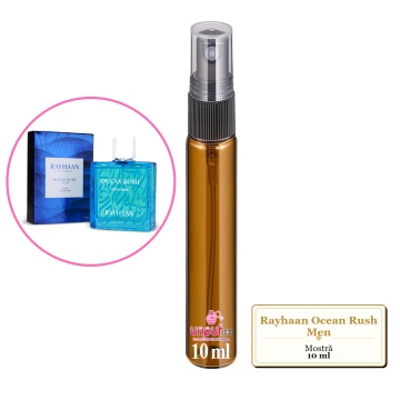 Mostra fiola din Parfumul Rayhaan Ocean Rush Men, decant sticla cu pulverizator - Img 1