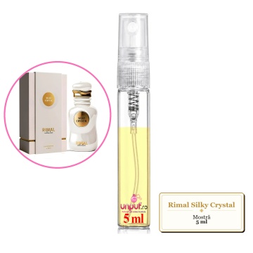 Mostra fiola din Parfumul Rimal Silky Crystal, decant sticla cu pulverizator - Img 4