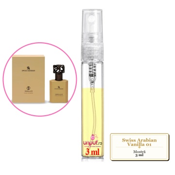 Mostra fiola din Parfumul Swiss Arabian Vanilla 01, decant sticla cu pulverizator - Img 2
