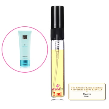 Mostra fiola din Parfumul The Ritual of Karma Instant Care Hand Lotion RITUALS, decant sticla cu pulverizator - Img 4
