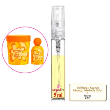 Mostra fiola din Parfumul Tubbees Sweet Mango Melody Edp, decant sticla cu pulverizator - Img 4