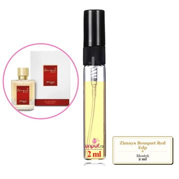 Mostra fiola din Parfumul Zimaya Bouquet Red Edp, decant sticla cu pulverizator - Img 2