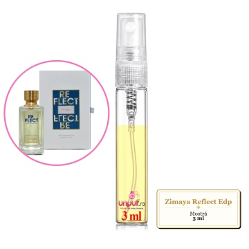 Mostra fiola din Parfumul Zimaya Reflect Edp, decant sticla cu pulverizator - Img 3