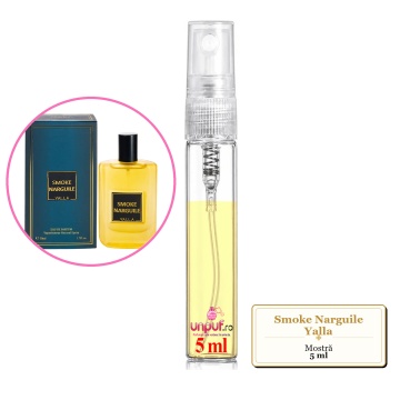 Mostra fiola din Smoke Narguile Yalla, decant sticla cu pulverizator - Img 3