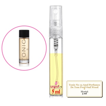 Mostra fiola din Tonic No 13 Amd Perfumes De Tom Ford Oud Wood, decant sticla cu pulverizator - Img 3