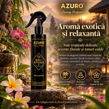 Odorizant Cameră Azuro Bali Rituals Air Freshener, Parfum Ambiental Exotic și Elegant, 250 ml - Img 2