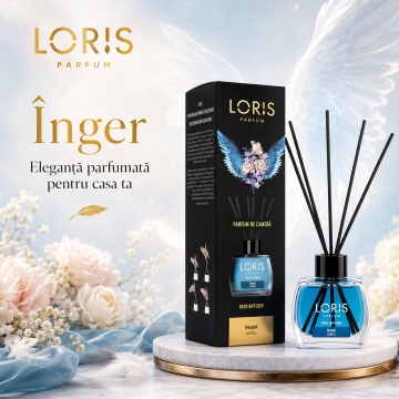 Odorizant de Cameră cu Bețișoare Parfumate Loris Parfum Înger, 120 ml, Esență Angel, Miros Plăcut și Persistent - Img 3