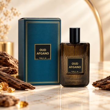 Oud Afgano, Yalla parfum unisex inspirat din Black Afgano Nasomatto, EDP,50 ml