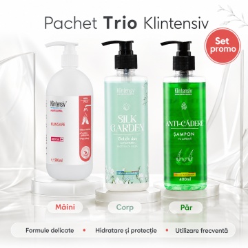 Pachet ingrijire completa Klintensiv – KlinSafe sapun lichid delicat 500 ml, 500 ml + 400 ml - Img 6