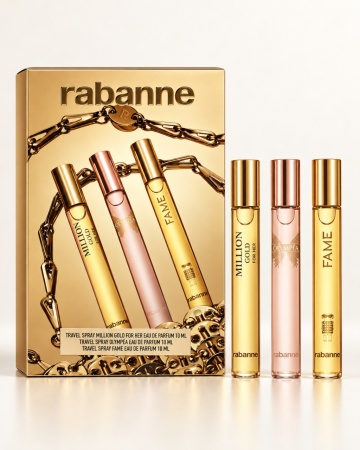 Paco Rabanne Set Femei: Olympéa + Lady Million + Fame Parfum Original – Apă de parfum 10 ml, damă
