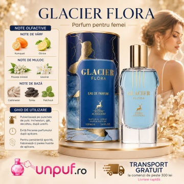 Parfum Alhambra Glacier Flora 100 ml, parfum arăbesc, edp, Unisex, Damă, Bărbat - Img 9