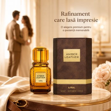 Parfum Arăbesc Ajmal Amber Leather Eau De Parfum 100 ml, Damă, edp - Img 5