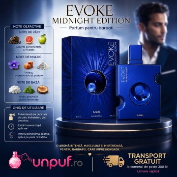 Parfum Arăbesc Ajmal Evoke Midnight Ed. Him 90 ml, Damă, edp - Img 5