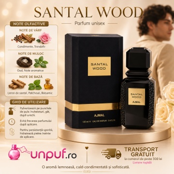 Parfum Arăbesc Ajmal Santal Wood 100 ml, Damă, edp - Img 9