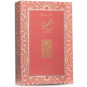 Parfum Arăbesc Ajwad Pink To Pink Lattafa 60 ml, Apă de Parfum Unisex, Aromă Lemnos Aromatică cu Guava, Grepfrut, Piper Roz, Trandafir, Vanilie și Mosc - Img 10