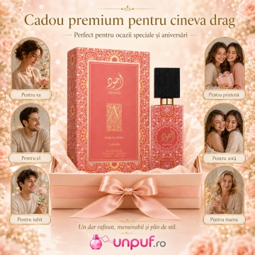 Parfum Arăbesc Ajwad Pink To Pink Lattafa 60 ml, Apă de Parfum Unisex, Aromă Lemnos Aromatică cu Guava, Grepfrut, Piper Roz, Trandafir, Vanilie și Mosc - Img 6