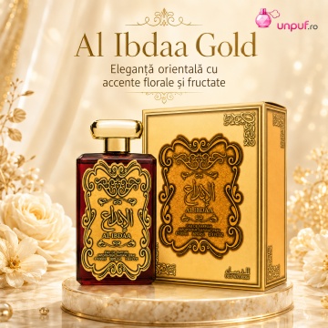 Parfum Arăbesc Al Ibdaa Gold Ard Al Zaafaran 100 ml, Apă de Parfum Damă, Aromă Floral Fructată, Inspirat L'Interdit Givenchy - Img 3