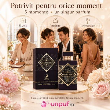 Parfum Arăbesc Alhambra Infini Rose Maison Alhambra 100 ml, Apă de Parfum Unisex, Damă și Bărbat, Aromă Floral Orientală, Inspirat Atomic Rose - Img 6