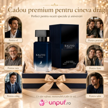 Parfum Arăbesc Alhambra Salvo Intense 30 ml, Apă de Parfum Bărbați, Maison Alhambra, Inspirat Sauvage, Aromă Aromatic Proaspătă Fresh cu Note Citrice, Bergamotă, Piper, Patchouli, Geranium, Lavandă, Ambroxan, Cedru și Labdanum - Img 7