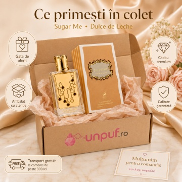 Parfum Arăbesc Alhambra Sugar Me Dulce de Leche Maison Alhambra 100 ml, Apă de Parfum Damă, Aromă Gurmand Dulce, Inspirat Bianco Latte - Img 4