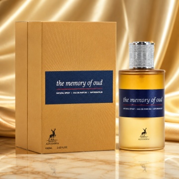 Parfum Arăbesc Alhambra The Memory Of Oud Maison Alhambra 100 ml, Apă de Parfum Unisex, Damă și Bărbat, Aromă Oriental Lemnoasă cu Oud și Piele, Inspirat Oud Maracuja