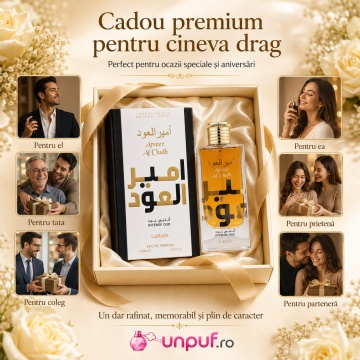 Parfum Arăbesc Ameer Al Oudh Intense Lattafa 100 ml, Apă de Parfum Unisex, Damă și Bărbat, Inspirat By The Fireplace Maison Margiela, Aromă Oriental Ambrată Lemnoasă Dulce cu Șofran, Nucșoară, Absint, Labdanum, Mușcată, Note Lemnoase, Oud, Pielărie și Van - Img 7