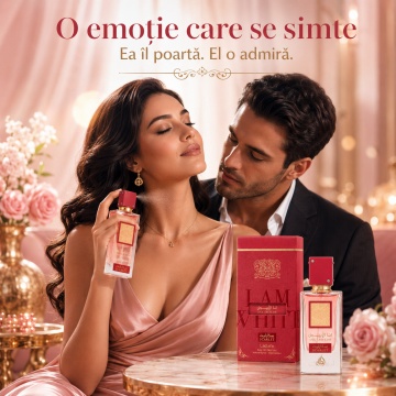 Parfum Arăbesc Ana Abiyedh Scarlet Lattafa 60 ml, Apă de Parfum Unisex, Aromă Aromatic Fructată cu Cireașă Neagră, Piper Roz, Trandafir Alb, Bujor, Tonka, Nucșoară, Caramel, Paciuli, Vanilie și Zahăr - Img 5